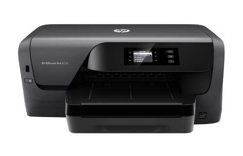 HP Officejet Pro 8210 (Printer, A4, 4800dpi, 4 раздельных картриджа "лазерной" ёмкости, mono-22ppm(ISO); color-18ppm(ISO), 256Mb, 1tray 250, ePrint, Двухсторонняя печать, дисплей MGD 5.08 см, USB/LAN/Wireless 802.11g/b/n)(Замена CM752A) ( D9L63A )