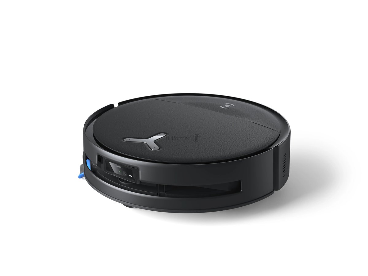 Робот-пылесос Ecovacs Deebot T80S Omni черный, 6400 мА·ч Li-Ion, уборка влажная/сухая, пылесборник контейнер 0.22 л