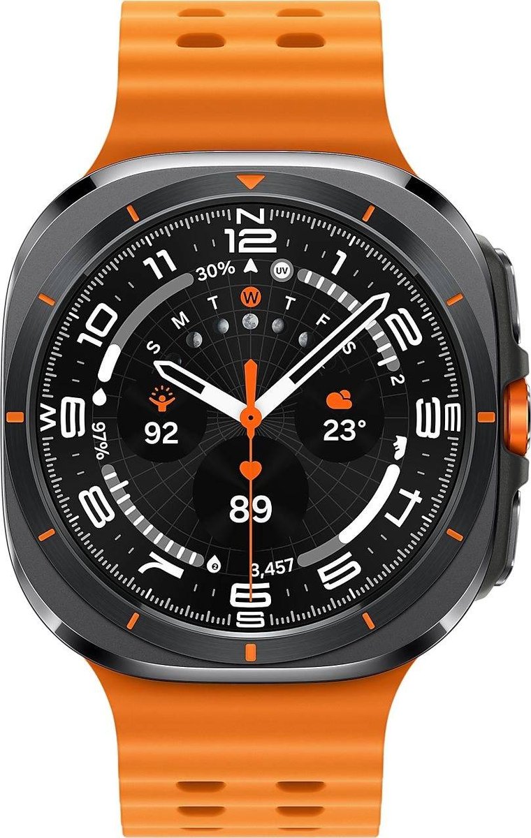 Samsung Смарт-часы Galaxy Watch Ultra LTE 47мм 1.5" AMOLED корп.черный рем.оранжевый