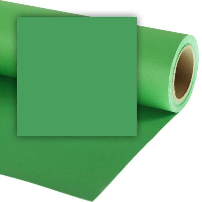Фон бумажный зеленый хромакей Vibratone VBRT1125 Greenscreen 1,35x6m