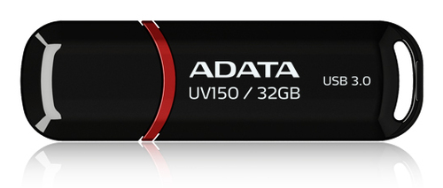 Флеш-память USB ADATA UV150, 32Gb, AUV150-32G-RBK (1662520)