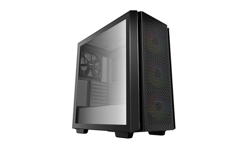 Корпус DEEPCOOL CG560 R-CG560-BKAAE4-G-1 черный (ATX, MicroATX, MiniITX, USB 3.2 Gen1 Type-A, ARGB вентиляторы, 1 x 140 мм, 3 x 120 мм)