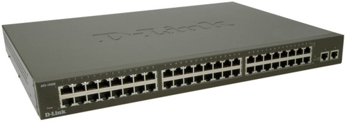 D-Link DES-1050G/C1A Неуправляемый коммутатор с 48portми 10/100Base-TX + 2 комбоportми 10/100/1000BASE-T/SFP