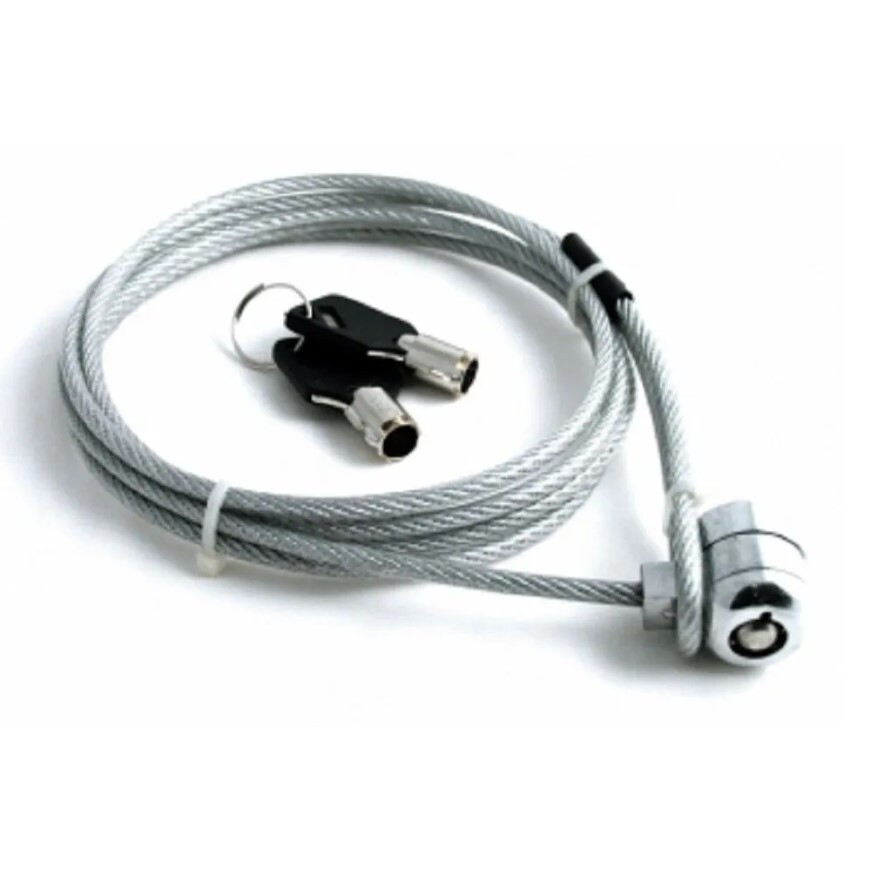 Тросик для ноутбука CBR CL-20_2, Kensington Lock, на ключе., 1.8м