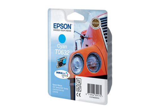 Картридж EPSON C13T06324A10 для C67/87/CX3700/4100/4700 Cyan Ink Cartridge