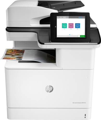 МФУ HP Inc. - LaserJet Enterprise M776dn, A3, LaserJet, сканер: планшетный/протяжный, цветной лазерный, RJ-45, USB, 2 лотка, 600 x 600dpi, Duplex, цвет серый, T3U55A