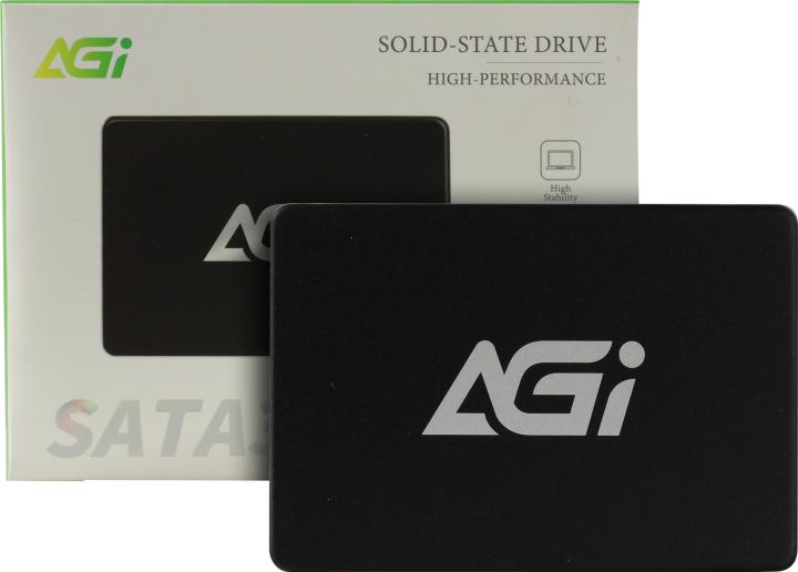 Накопитель SSD AGI AI138 [AGI120G06AI138], 120Gb, SATA III, 2.5", R/W 510/500