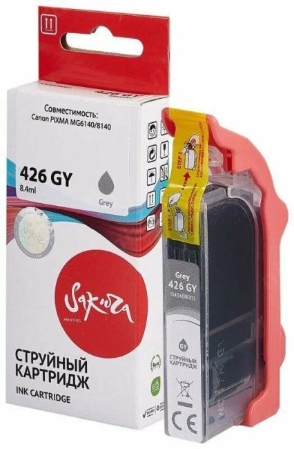 SI4560B001 Sakura 4560B001 (426 GY) для Canon PIXMA MG6140/8140,  серый, 8,4  мл., 1520 к.