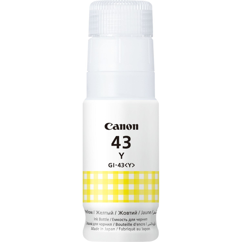 Чернила Canon GI-43Y для СНПЧ Pixma G540 / G640, желтые, 8000 стр. (4689C001)