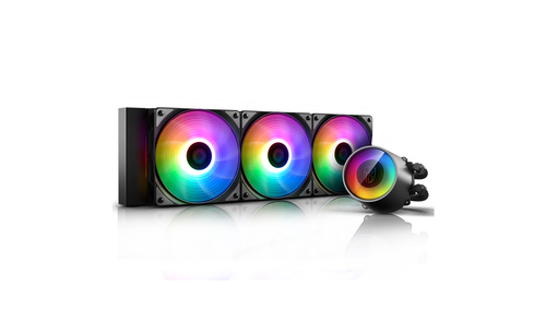 Deepcool <DP-GS-H12AR-CSL360V2> CASTLE  360  RGB  v2 (4пин,1155/1366/2011/TR4-AM4-FM2,18-30дБ,500-1800об/мин)
