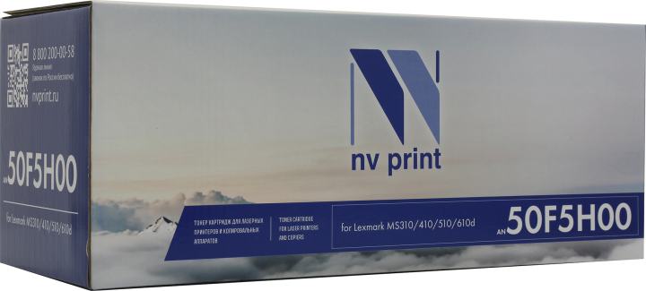 Картридж NV-Print 50F5H00 Black для  Lexmark  MS310/410/510/610
