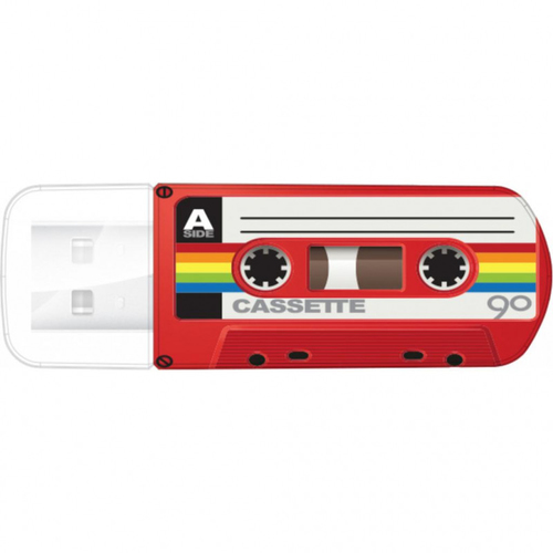 Verbatim <49398> Cassette edition / Red USB2.0  Flash  Drive  16Gb (RTL)