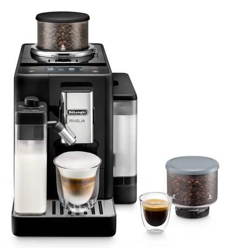 Кофемашина автоматическая DeLonghi EXAM440.55.B черный, исп. кофе - зерновой/молотый, 1.4 л, 1450 Вт, 19 бар