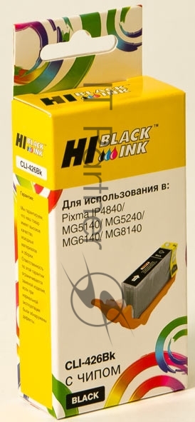 Картридж Canon PIXMA MG5140/5240/6140/8140 (Hi-Black) CLI-426BK, BK