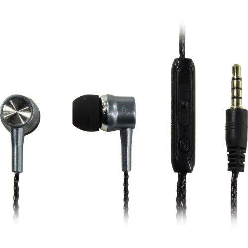 Наушники с микрофоном HARPER HV-108 Blue (шнур 1.2м, с  регулятором  громкости)