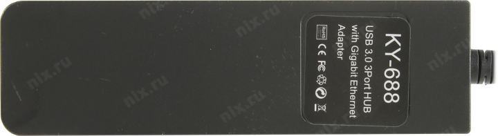 Greenconnect <GCR-UC2CL01> USB-C 3.1 Ethernet adapter + USB Hub (100Mbps,  3xUSB  2.0)