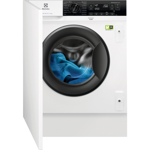 Стиральная машина встраиваемая Electrolux EW8F348SCI белый, загрузка фронтальная 8 кг, 1400 об/мин, класс A+++