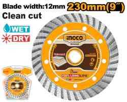 INGCO Диск алмазный отрезной DMD032301 230мм Turbo INGCO