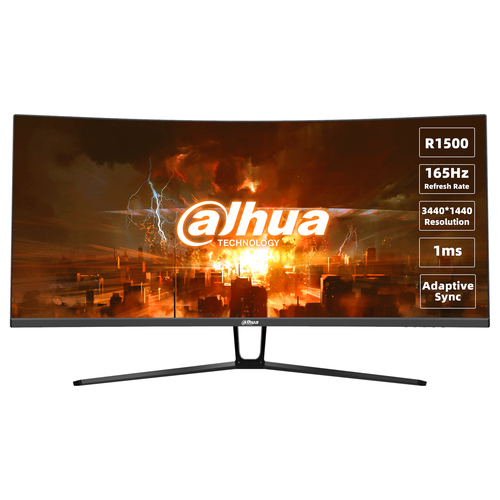 Монитор Dahua 34" DHI-LM34-E330C черный VA LED 21:9 HDMI матовая 3000:1 350cd 178гр/178гр 3440x1440 165Hz DP Quad 2K (1440p) 7.24кг