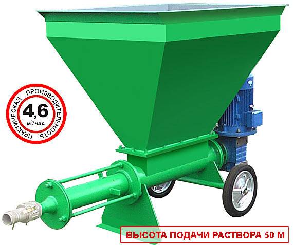 Растворонасос винтовой СОСНА 021-3002, СО 75.500