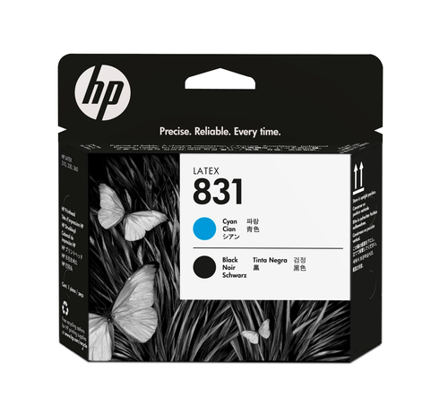 HP CZ677A  831 Cyan  /  Black  Latex Printhead