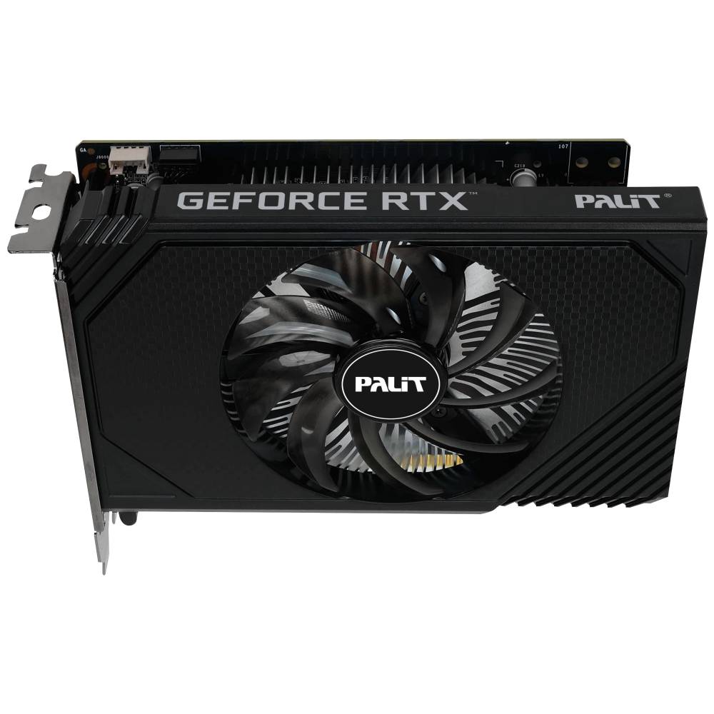 Palit Видеокарта RTX3050 STORMX 6GB GDDR6 96bit DVI DP HDMI 1FAN ITX RTL