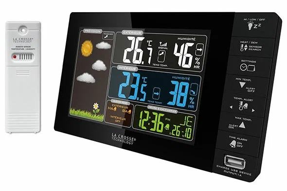 WS6827 LaCrosse WS6827 Погодная станция с цветным  экраном, USB порт