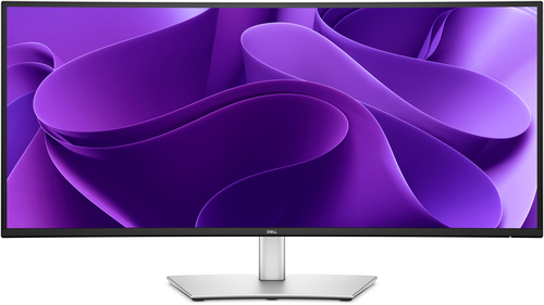 Монитор 34.1" Dell P3425WE IPS 3440x1440, 100 Гц, 5 мс, 21:9, 350 кд/м², HDMI 2.1, DP 1.4, USB-C (90 Вт), USB Hub (3x USB 3.2 Gen 1), HDR10, изогнутый экран (3800R), серебристо-черный