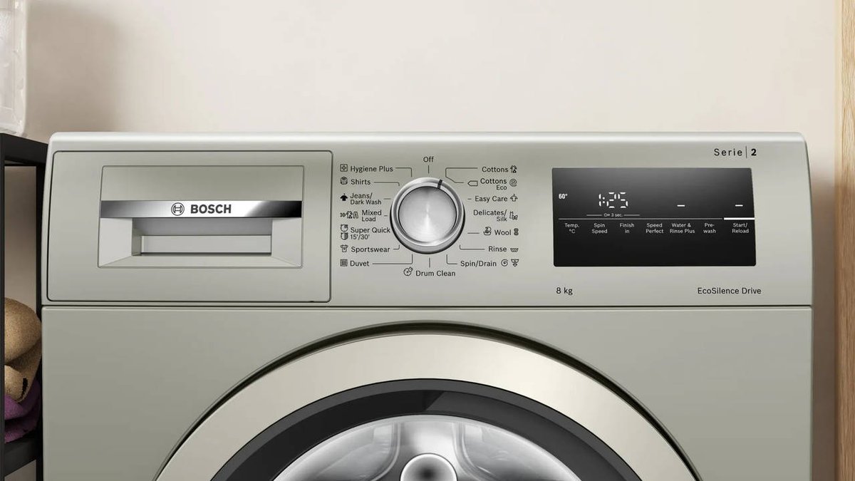 BOSCH WAN2420XME пан.англ. класс: A+++ загр.фронтальная макс.:8кг серебристый инвертор