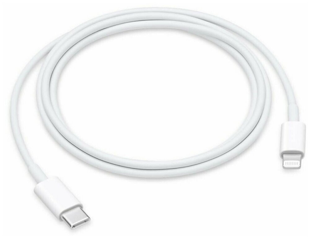 Apple Lightning 8-pin MFI - USB Type-C круглый белый 1 м MX0K2ZM/A//MQGJ2ZM/A//MM0A3ZM/A/MM0A3FE/A