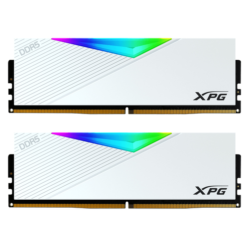 Память DDR5 2x32GB 6000MHz A-Data AX5U6000C3032G-DCLARWH XPG Lancer RGB RTL Gaming PC5-48000 CL30 DIMM 288-pin 1.35В kit dual rank с радиатором Ret