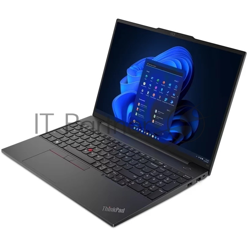 Ноутбук Lenovo ThinkPad E16 G1/16"/IPS/AMD Ryzen 5 7530U/24Gb/512Gb SSD/AMD Radeon Graphics/No OS/черный/1.81kg