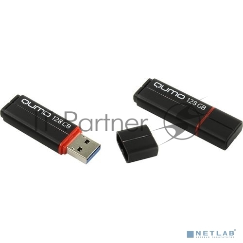 Флешка USB QUMO 128Gb SPEEDSTER 3.0 BLACK, цвет корпуса черный (QM128GUD3-SP-black)