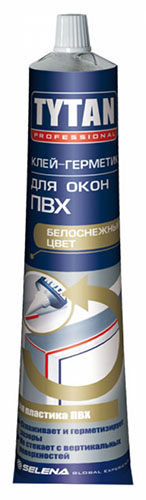 Клей-герметик для окон ПВХ Tytan Professional белый 200 г