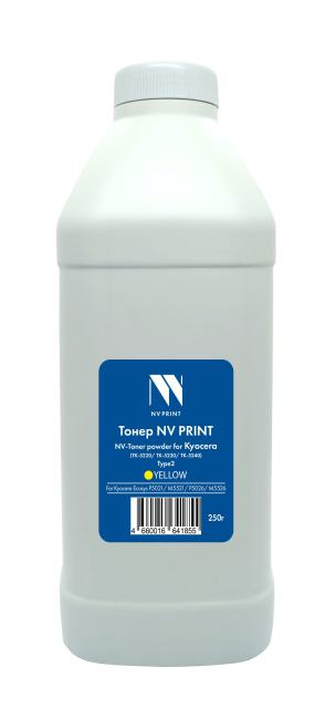 NV-Kyo5220-Type2-250gY Тонер NVP Kyocera TK-5220/TK-5230/TK-5240 Tуре2 (250г)  Yellow  для