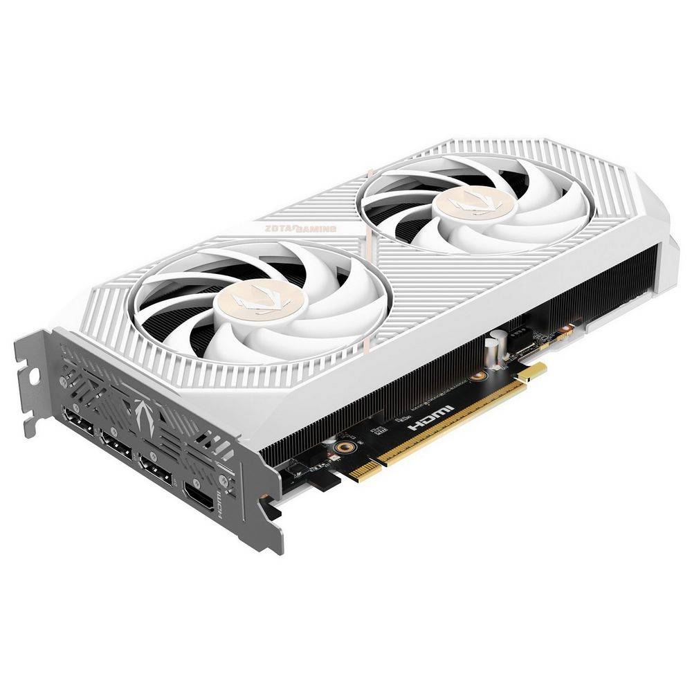 Zotac Видеокарта RTX5070 TWIN EDGE OC WHITE ED 12GB GDDR7 192bit 3xDP HDMI 2FAN PREMIUM PACK
