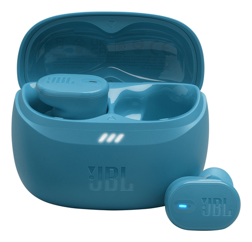 Гарнитура беспроводная JBL Tune Buds 2, Bluetooth, внутриканальные (TWS), бирюзовый, JBLTBUDS2TQE