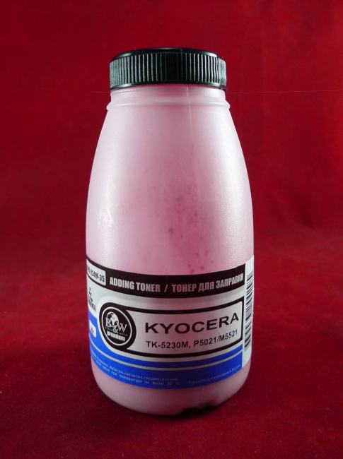 KPR-224M-35 Тонер для Kyocera TK-5230M, P5021/M5521 Magenta (фл. 35г) 2.2K  B&W Premium фас.Россия