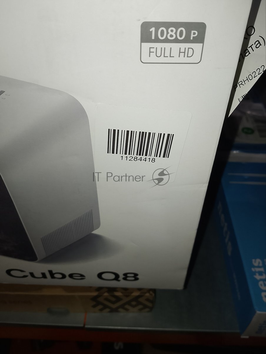 (Из ремонта) Видеопроектор мультимедийный Rombica Ray Cube Q8 (MPR-L2100) [Cм.описание!]