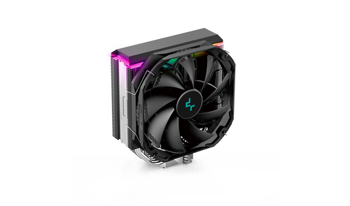 Вентилятор Deepcool AS500 RTL {8} (727064) (Height 164mm, 6mm x 5pcs, Fan 140mm, 500;1200RPM ±10%, < 29.2 dB(A), 4-pin PWM, TDP 220W, Screw, Socket AMD AM4, Intel LGA 2066/2011-v3/2011/1700/1200/115x)