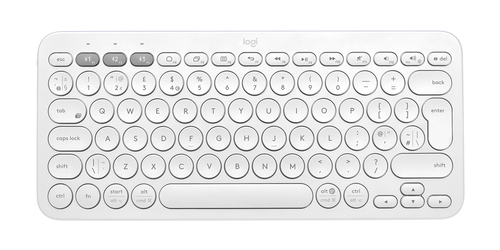 920-009589 - Клавиатура беспроводная Logitech K380, White, Bluetooth, оригинальная заводская РУС гравировка, [920-009589]