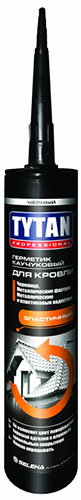 Герметик каучуковый кровельный Tytan Professional черный 310 мл
