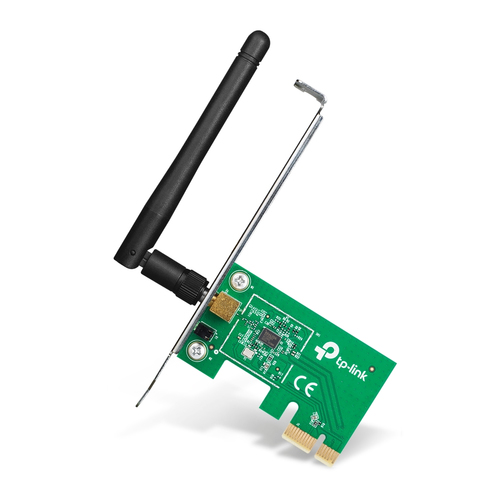 Адаптер TP-Link TL-WN781ND, 150Mbps Wireless N PCI Express Adapter, Atheros, 1T1R, 2.4GHz, 802.11n/g/b, 1 detachable antenna