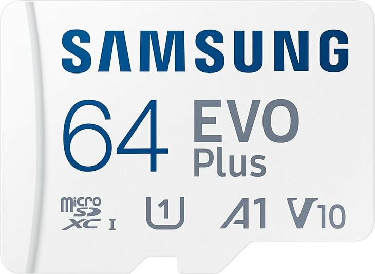Карта памяти Samsung microSD Evo Plus 64 ГБ