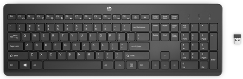 Беспроводная клавиатура HP 230 Wireless, USB, черный (3L1E7AA#ACB)