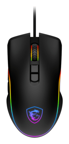 Мышь проводная Mouse MSI FORGE GM300, Wired, 118g, DPI 7200, Symmetrical design, RGB LED, black