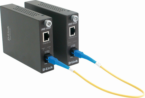 D-Link <DMC-1910T /A8A> 1000Base-T to 1000Base-LX Media  Converter  (1UTP,  1SC, SM)