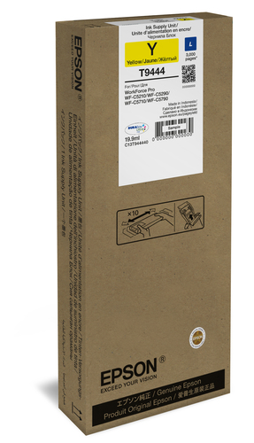 EPSON C13T944440  Картридж струйный для Epson WF-C5290/С5790 (3000стр) желтый