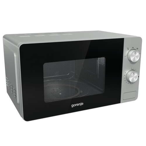 Gorenje Микроволновая печь Gorenje MO20E1S (Essential / 20 л, 800 Вт, переключатели поворотный механизм, серебристый)
