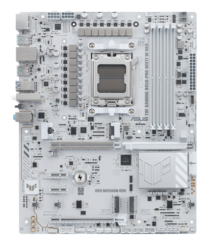 Материнская плата ASUS TUF GAMING B850-PRO WIFI7 W NEO, AM5, B850, 4*DDR5, 4*SATA, 3*M.2, 4*USB 3.2, 2*USB 2.0, Type-C, 3*PCIx16, 2*PCIx1, DP+HDMI, ATX; 90MB1NW0-M0EAY0